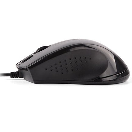 A4Tech N-500FS Wire Silent Clicks Computer Mouse - Glossy Grey