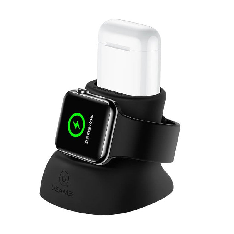 offset tør Monetære USAMS US-ZJ051 2in1 Charging Holder For Apple Watch And AirPods