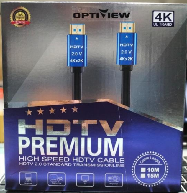 Optiview HDMI CABLE 4K WITH BOX  20m