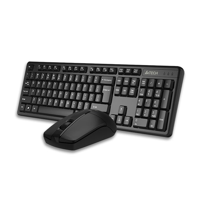 A4Tech 3330NS Silent Clicks Wireless Keyboard And Mouse Combo