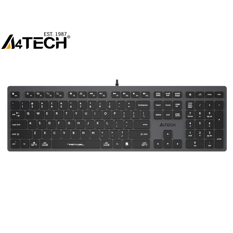 A4tech Fstyler FX50 Scissor Switch Computer Keyboard Keycaps