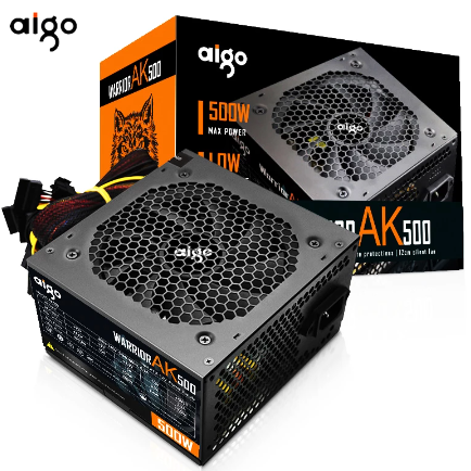 Aigo AK 500 PFC Max 500W Watt Computer Power Supply