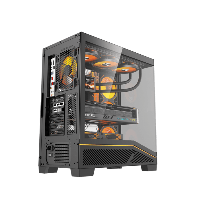 DARKFLASH K430 Black ATX Gaming Case Supports 360mm AIO