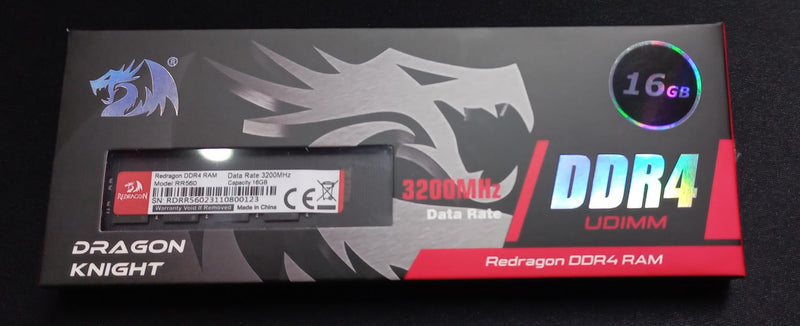 REDRAGON RR560 DDR4 RAM 16GB 3200MHz﻿ DRAGON KINGHT