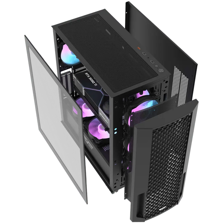 DF2100 ATX PC Case Black