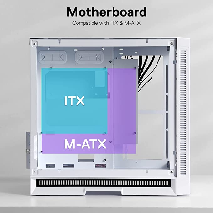 Redragon GC- MC211 ITX Gaming PC Case, M-ATX Computer Chassis