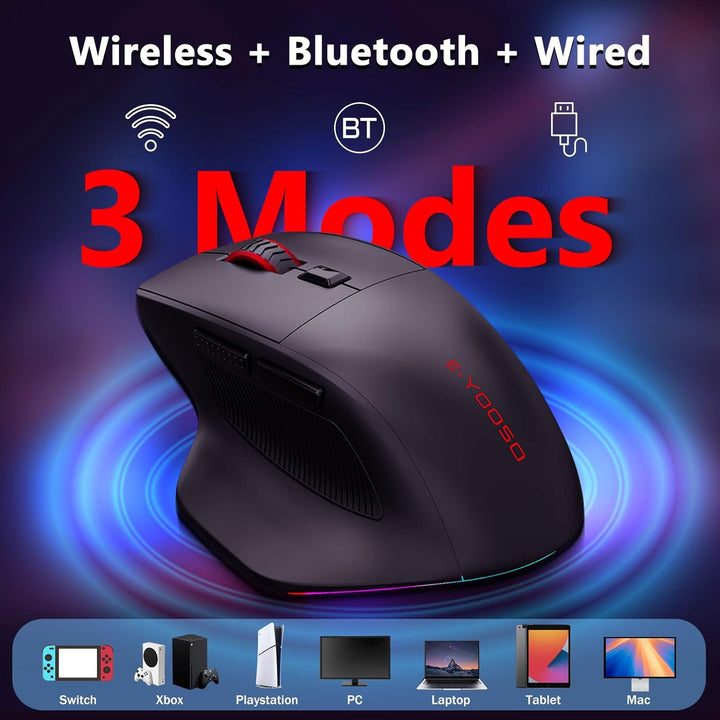 E-YOOSO X-54 Lightweight Wireless Gaming Mouse RGB