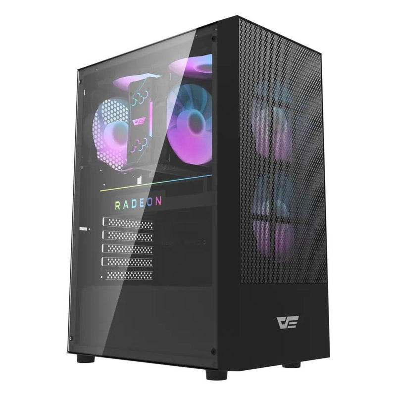 DarkFlash A290 Mid-Tower ATX Gaming PC Case - Black (PK)