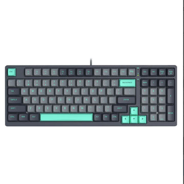 Mechanical keyboard with white backlit.