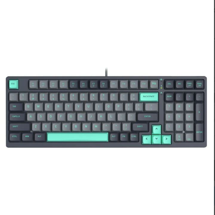 Mechanical keyboard with white backlit.