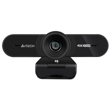 A black A4TECH webcam with a central lens and mounting clip.