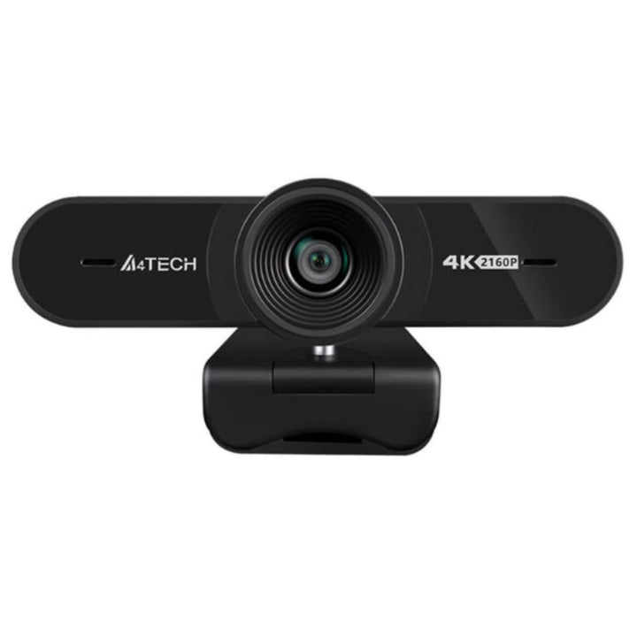A black A4TECH webcam with a central lens and mounting clip.