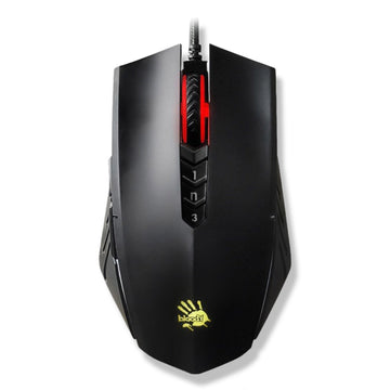 Bloody A70 black Light Strike Gaming Mouse with vibrant RGB lighting