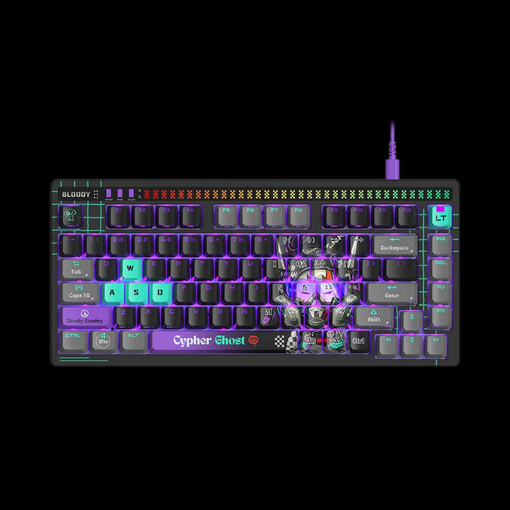 Bloody AT75 Alpha Optical Switch Mechanical Gaming Keyboard