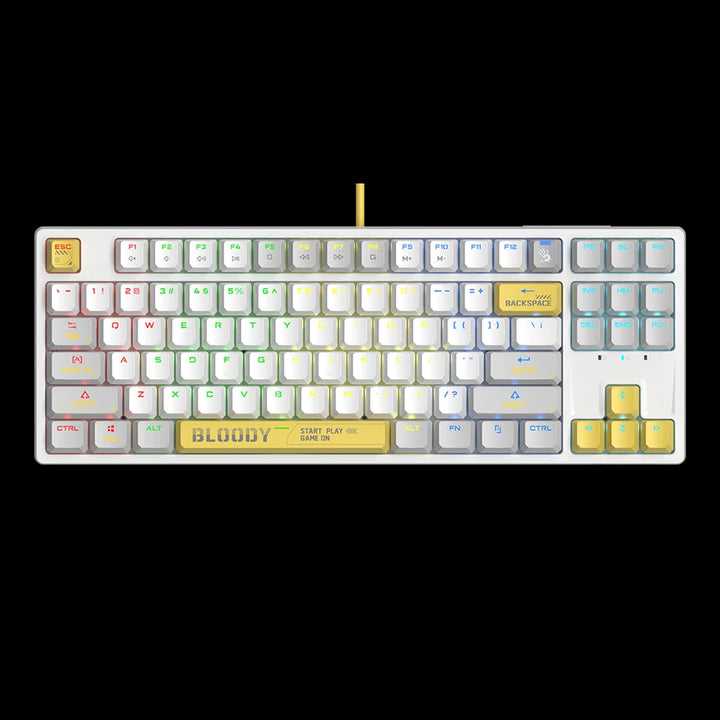 Bloody S87 Energy White RGB BLMS Mechanical Keyboard