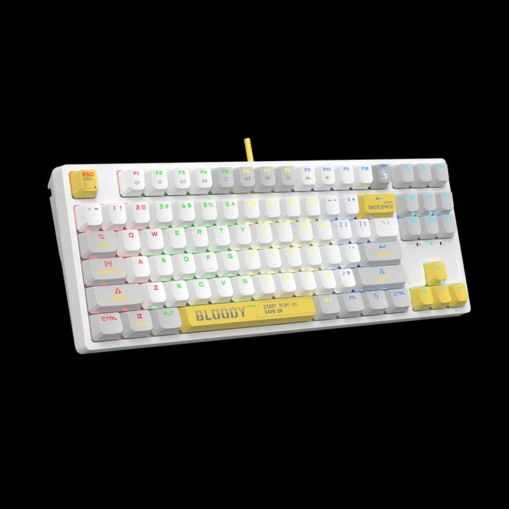 Bloody S87 Energy White RGB BLMS Mechanical Keyboard