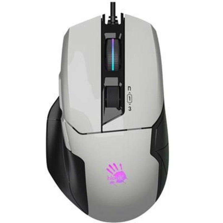 Bloody W70 Max RGB Gaming Mouse (White)