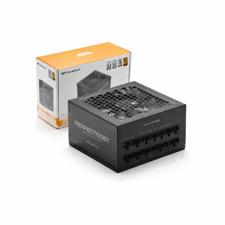 DarkFlash AIGO PMT1050 1050W 80 Plus Gold Fully Modular Gaming PC Power Supply