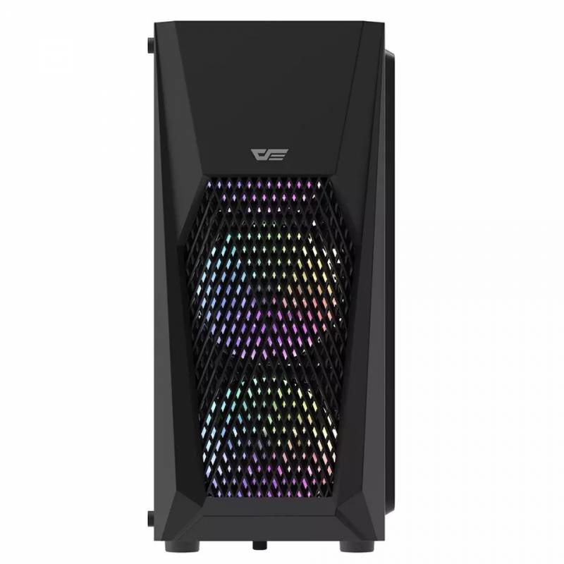 DarkFlash DK150 RGB Mid-Tower ATX Pc Case – Black (PK)