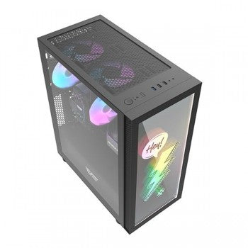 Darkflash DK210 GRAFFITI ATX Dual Tempered Glass PC Case