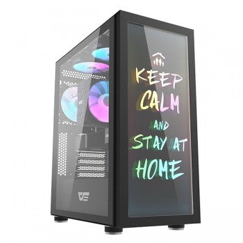 Darkflash DK210 GRAFFITI ATX Dual Tempered Glass PC Case