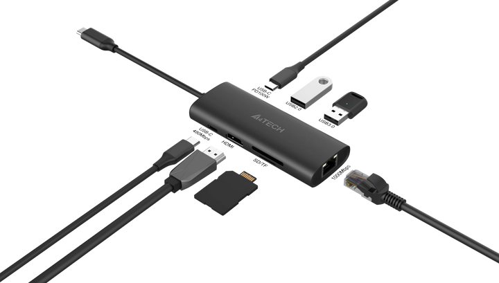 A4Tech DST-80C 8-in-1 Docking Station