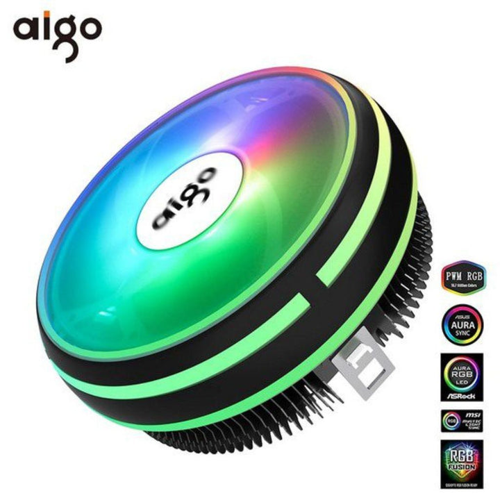 DarkFlash Aigo LAIR CPU Cooler Fan Radiator 120B LED Fan CPUmm PWM 12V SYNC RGB