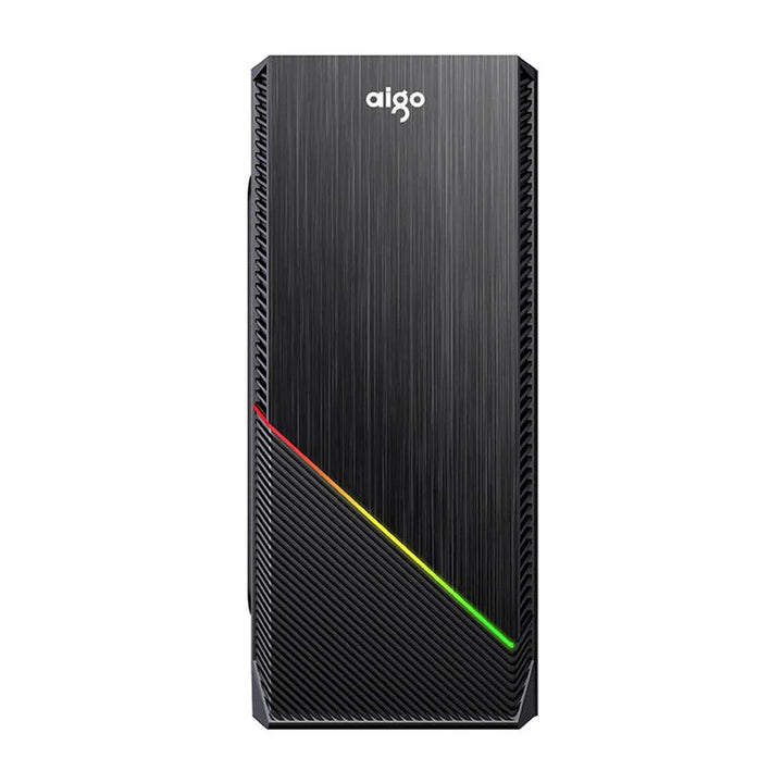 DarkFlash Aigo Rainbow-1 Black RGB Gaming Casing