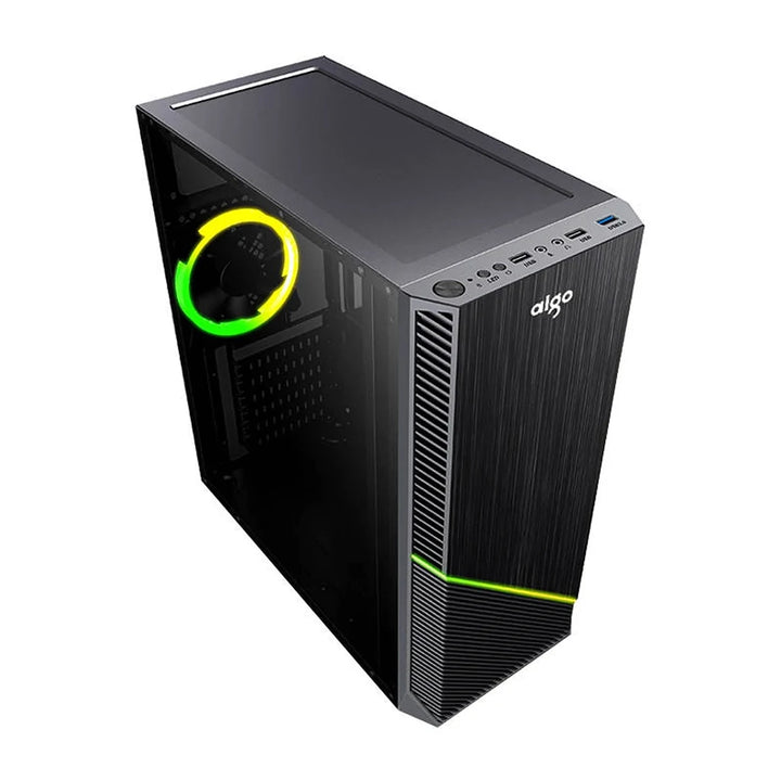 DarkFlash Aigo Rainbow-1 Black RGB Gaming Casing