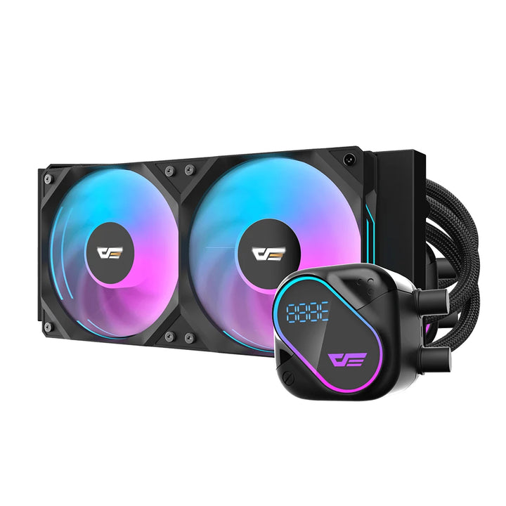 DarkFlash DO 240mm Black RGB 4-pin PWM Water Cooler