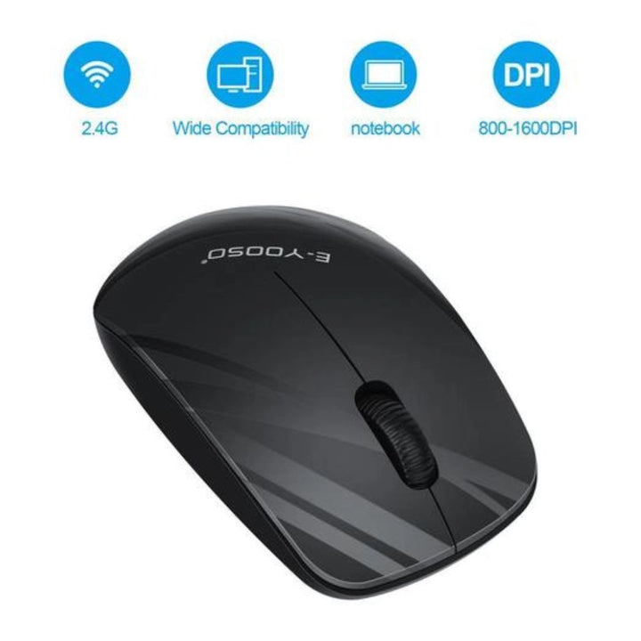 E-YOOSO E-1070 Wireless Mouse with CPI & Power Saving
