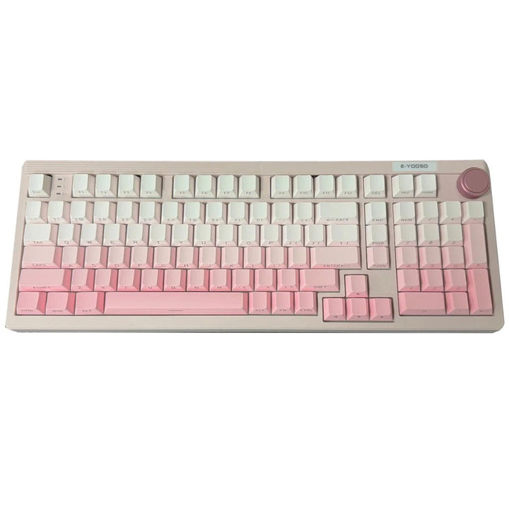 E-YOOSO Z-101 Gradient pink(silverwood switch) Wireless Bluetooth Keyboard