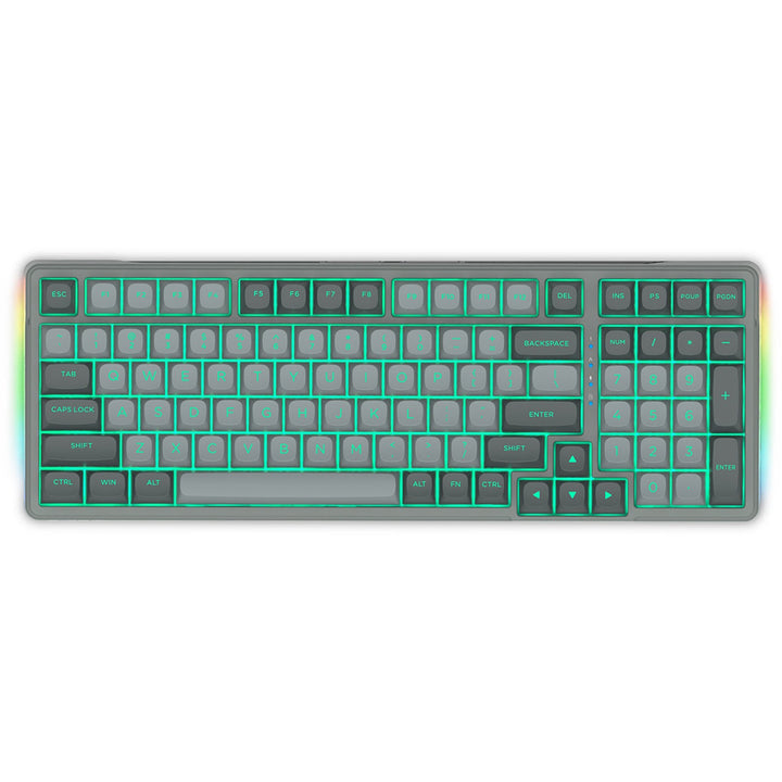 E-YOOSO Z-99 99-Key Mechanical Keyboard Monochrome Light Gray