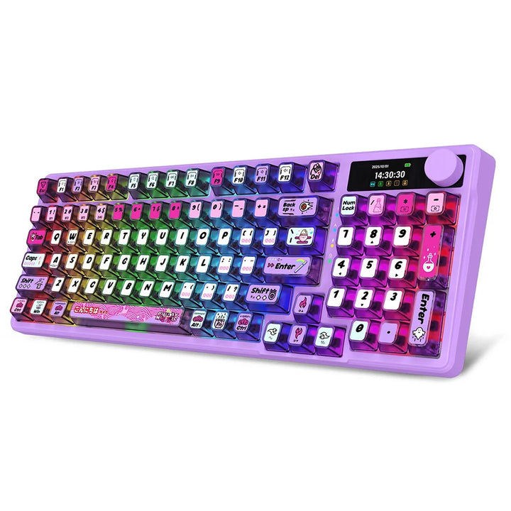 E-Yooso Z-99 Ultra Tri-Mode RGB Mechanical Keyboard with Screen