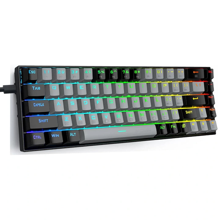 E-Yooso Z-686 RGB Mechanical Keyboard Gray Black Brown Switch