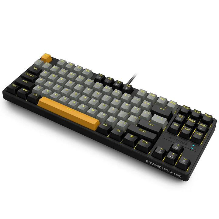 E-Yooso Z-87 Black Grey Brown Switch Wired Mechanical Keyboard