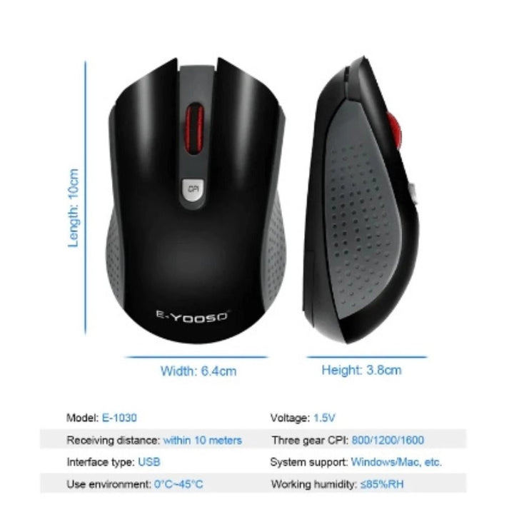 E-YOOSO E-1030 Wireless Optical Mouse