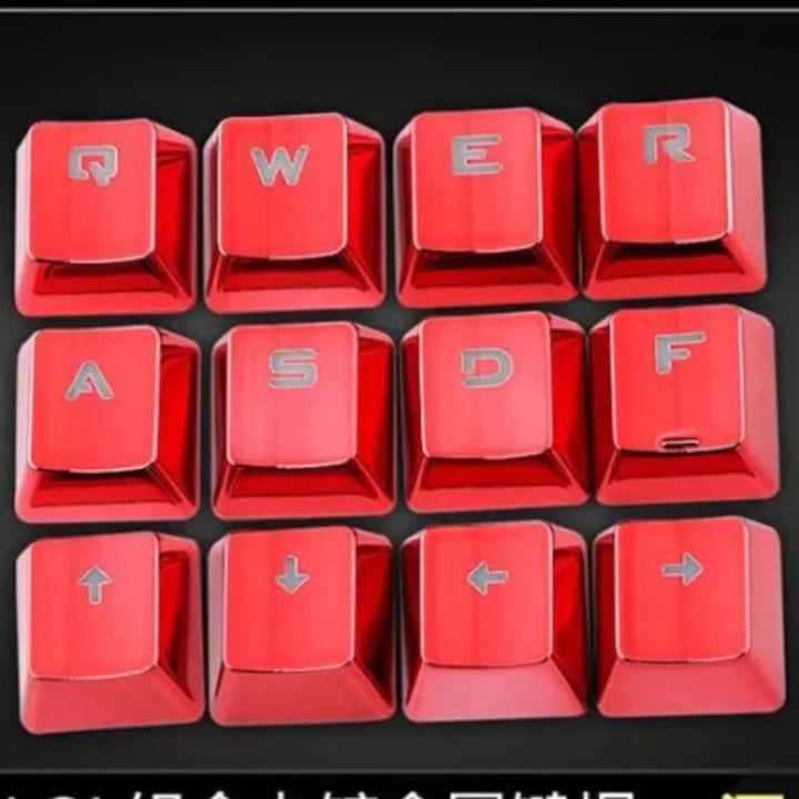 E-YOOSO 12k PBT Metal Keycaps for Mechanical Keyboard