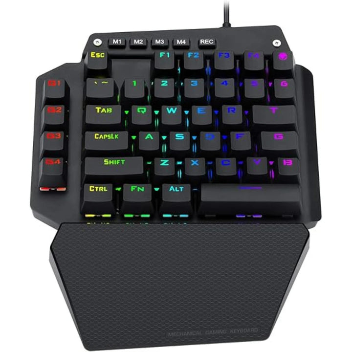 E-Yooso K-700 44keys One-Handed RGB Mechanical Gaming Keyboard (Brown Switch)