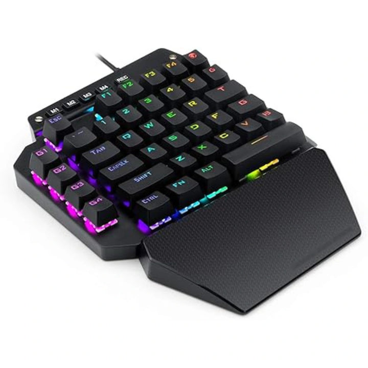 E-Yooso K-700 44keys One-Handed RGB Mechanical Gaming Keyboard (Brown Switch)