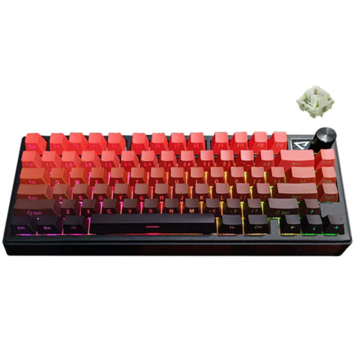 E-YOOSO Z-79 Pro RGB 79-Keys Tri-Mode Mechanical Keyboard Gradient Red