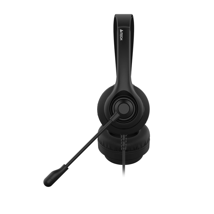 A4Tech HS-8i Black Light Weight Rotatable Mic Wired Headset