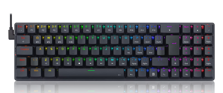 REDRAGON K626P ASHE RGB 78% Mechanical Keyboard With Blue Switches
