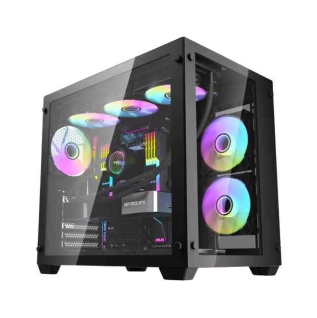 DarkFlash C285 ATX Gaming Casing-Black