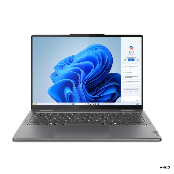 LENOVO YOGA 7 ULTRA-7 16GB, 1TB SSD, 14″ OLED 400NITS TOUCH SCREEN, WIN 11, ARABIC/ENGLISH KB, LUNA GREY