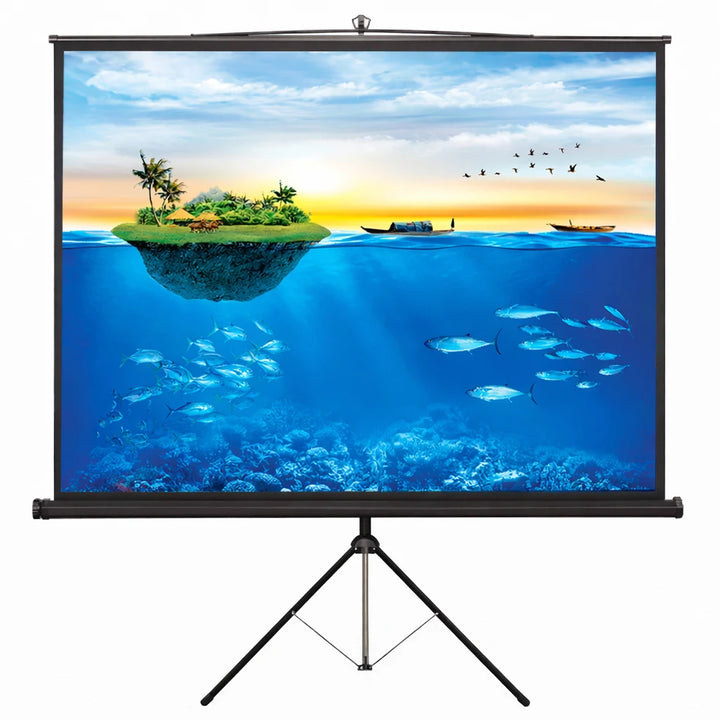 Optiview Tripod Projector Screen Size 8x6