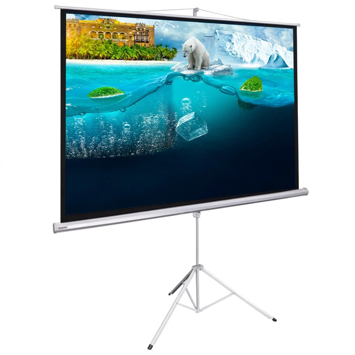 Optiview Tripod Projector Screen Size 6x6