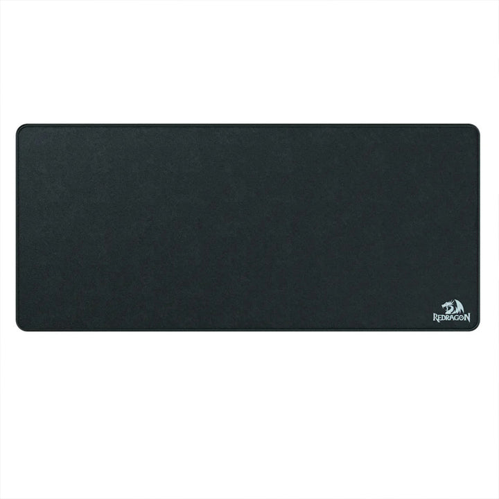 Redragon Flick P032 XL mousepad, black, with a subtle Redragon logo.