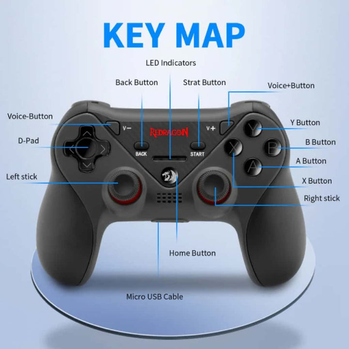 Redragon G812 Ceres Wireless Gamepad