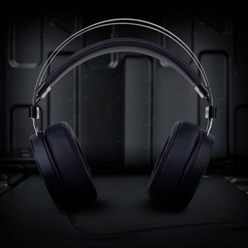 Redragon H901 Scylla black gaming headset with a sleek design.